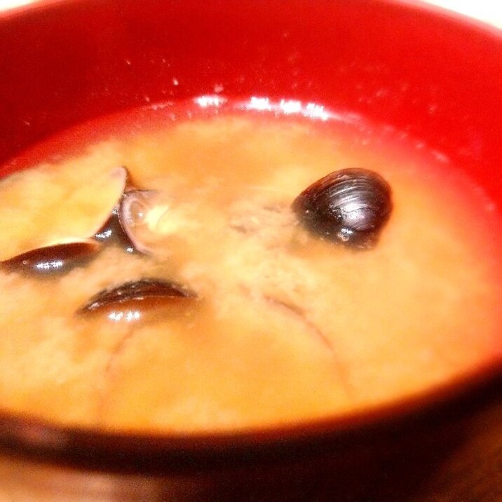 美味!ふっくらシジミのお味噌汁